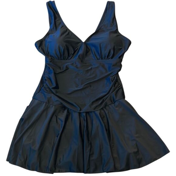 NWOT Summer Mae Tummy Control Once Piece Swimsuit Dress Size XL - Picture 3 of 9